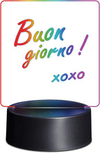 PLEXY LIGHT LAVAGNA  - Lampada LED multicolore, in plexyglass