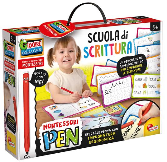 Montessori scuola di scrittura