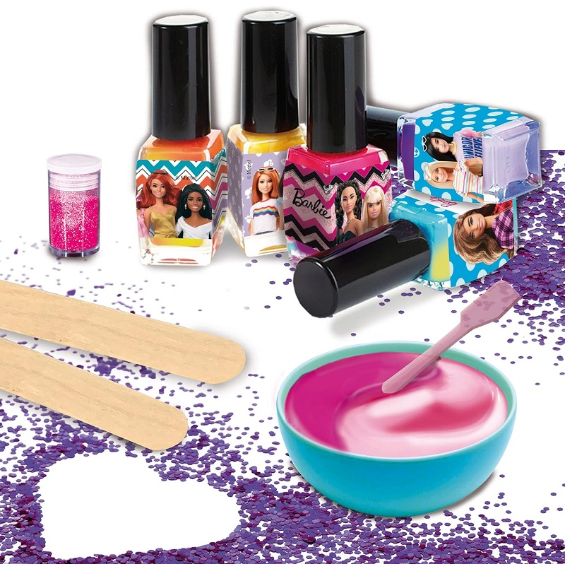 Set Barbie Nail Art Color Change