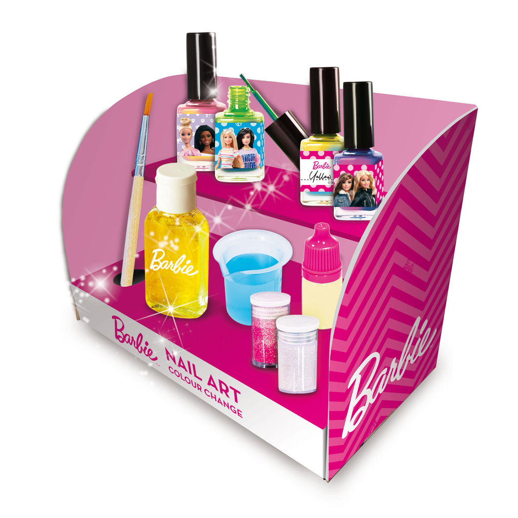 Set Barbie Nail Art Color Change