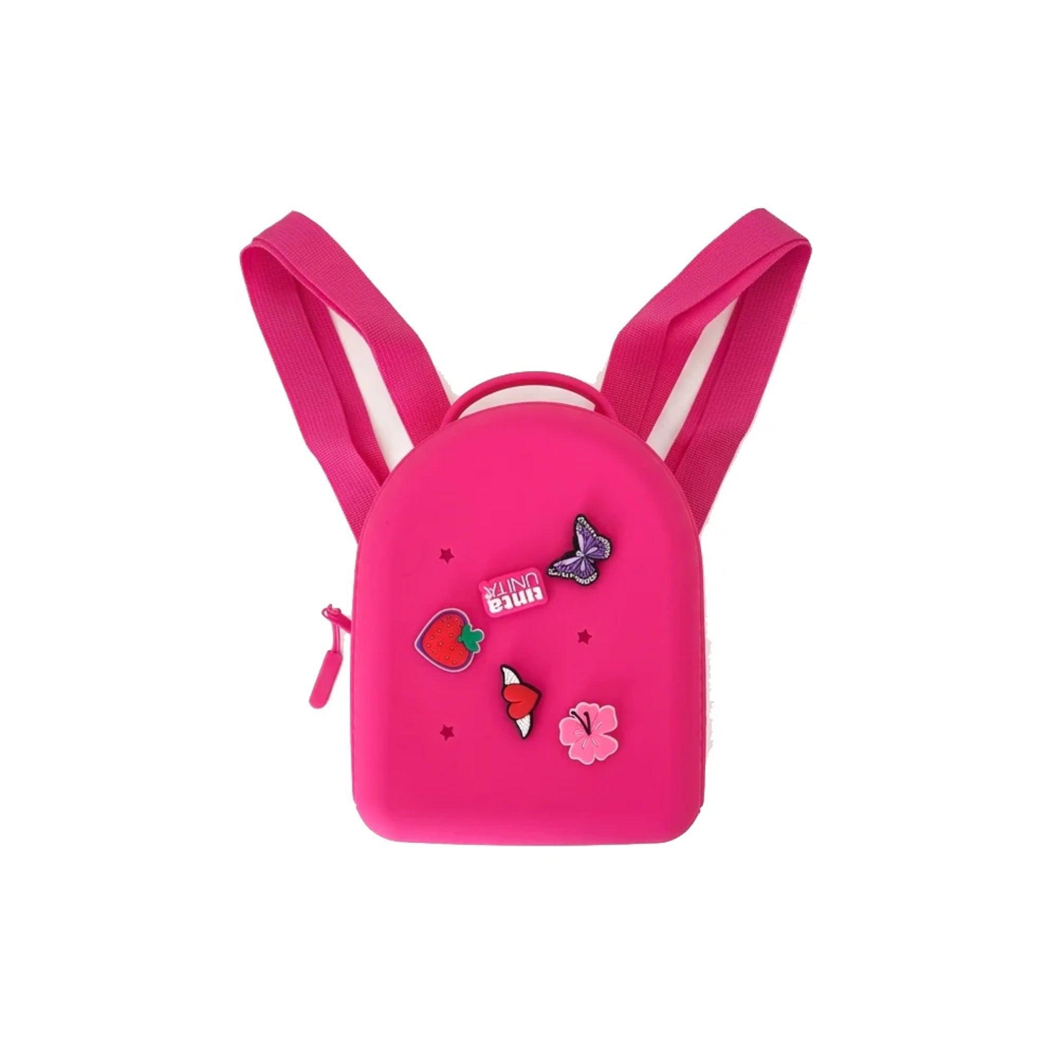 Zainetto in silicone rosa