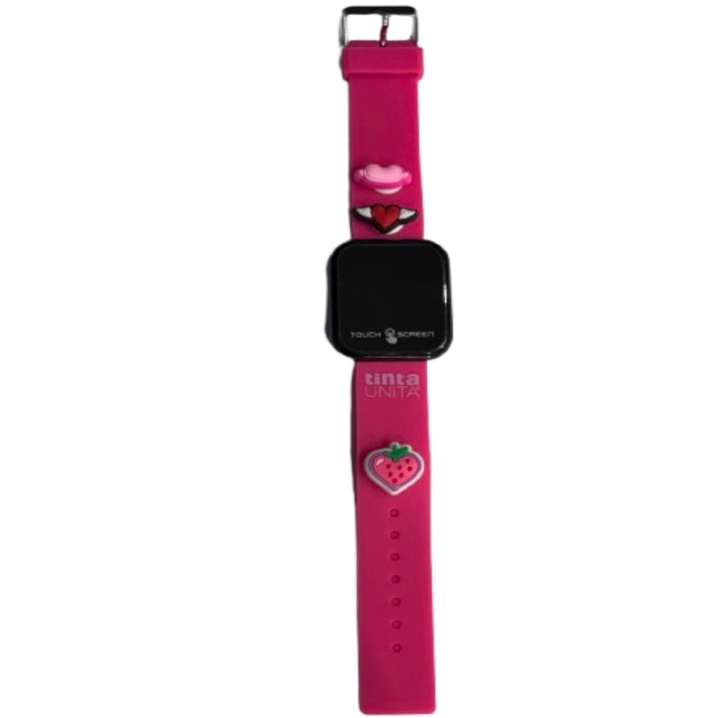 Orologio digitale fuxia