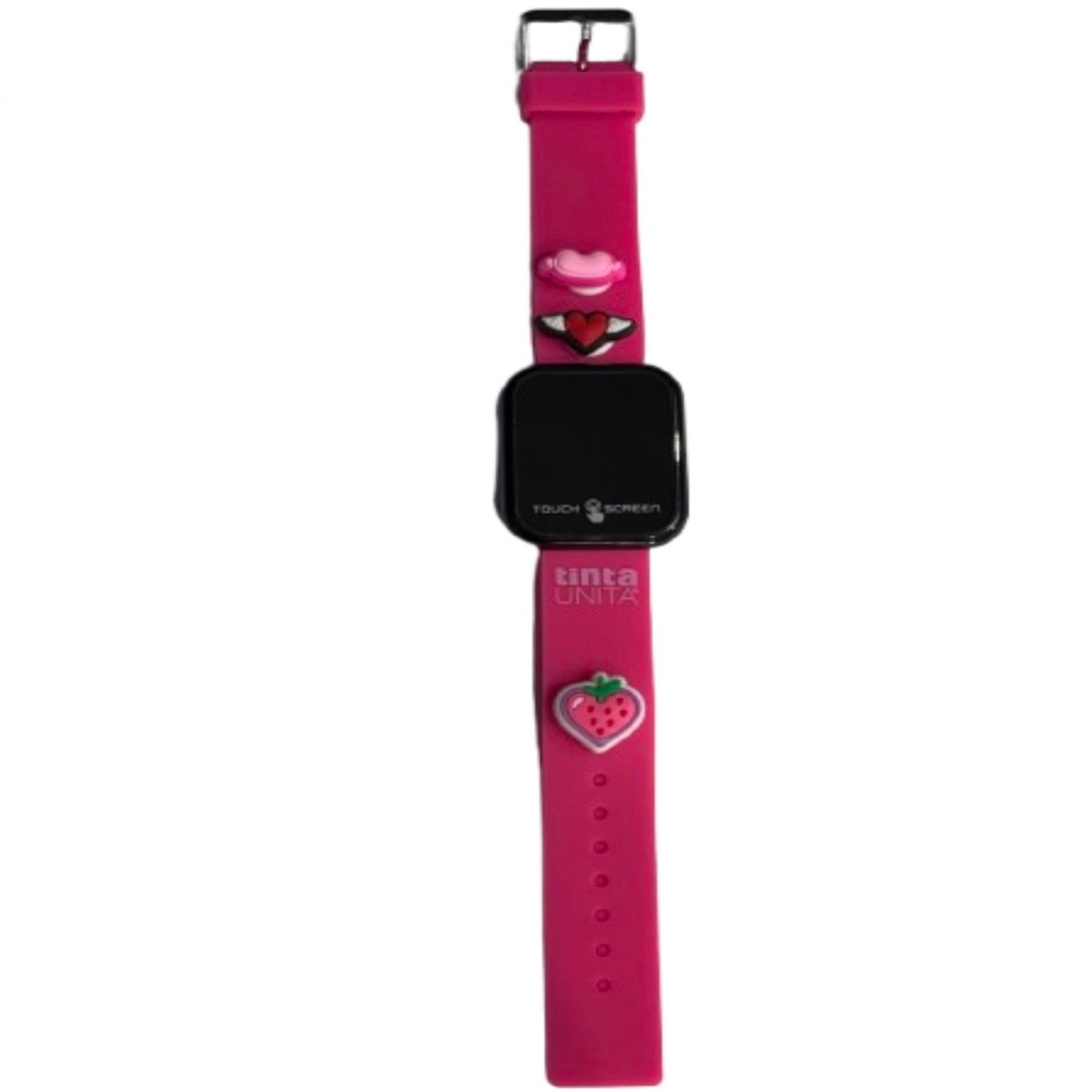 Orologio digitale fuxia
