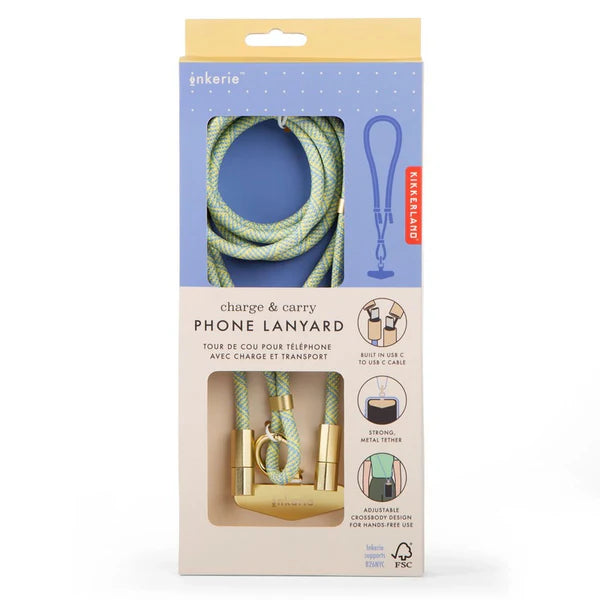 charge & carry PHONE LANYARD Tracolla per telefono con funzione di ricarica e trasporto