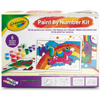 CRAYOLA - Set Dipingi con i Numeri, con Tempere Lavabili e Pennelli