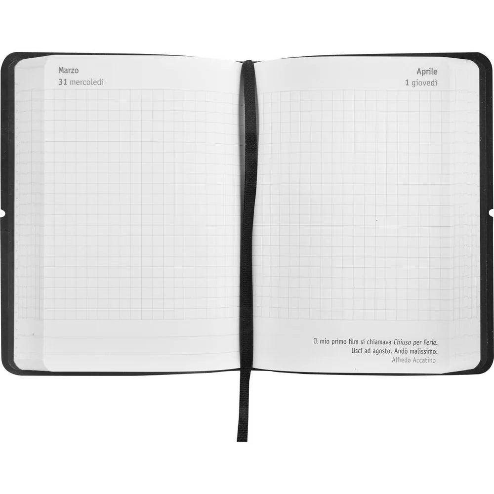 Agenda 16 Mesi 2026/27 - COMIX  Yourself - Giornaliera Nero/Bianco