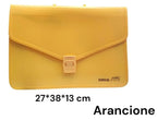 Valigetta Porta Disegni in PPL 27x38x13 TINTAUNITA a soffietto manico e tracollina