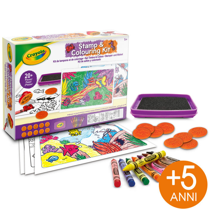 SET TIMBRA E COLORA CRAYOLA